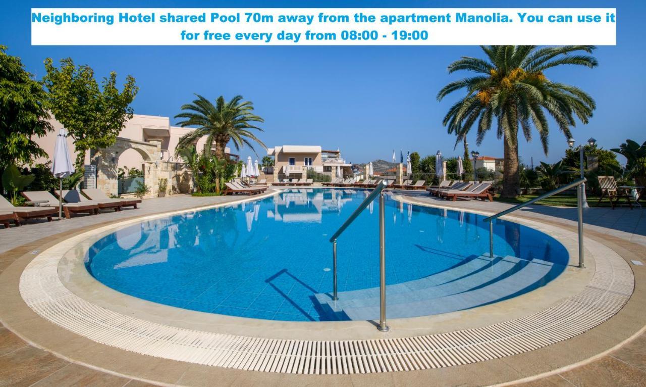 Manolia Dream Apartment 3-Bedrooms 30M To The Beach Agia Marina Exterior foto